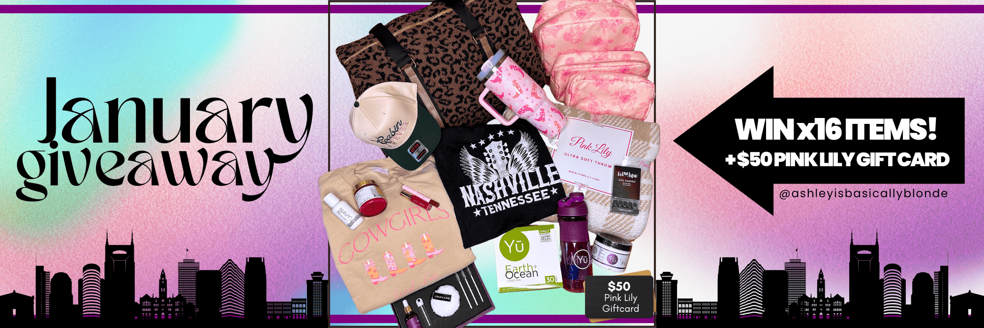 Pink Lily Boutique January 2025 Giveaway